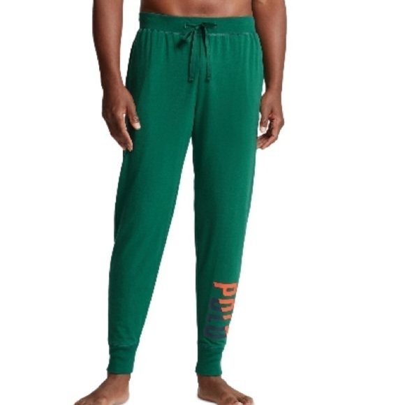 POLO RALPH LAUREN Men's Logo Pajama Pants, lounge joggers Kelly green - Picture 6 of 7